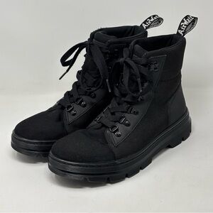 Dr. Martens Combs Women’s Pooh Casual Black Lace Up Boots Size 9